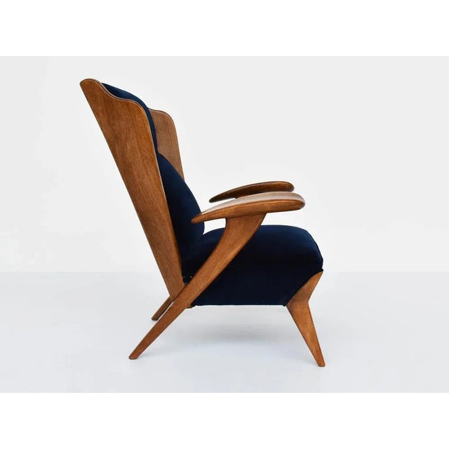 Triennale Armchair by Guglielmo Pecorini, Italy, 1948 For Sale - Image 4 of 13