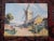 Large Vintage Landscape Lithograph of "The White Mill" in Sandwich, England After Listed British Artist W. Hyams For Sale - Image 4 of 5