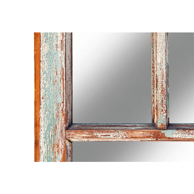 1940s Window Frame Mirror For Sale - Image 4 of 7