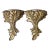 Vintage Regency Gilt Laurel Brackets - a Pair For Sale