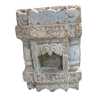 Antique Indian Stone Aala For Sale