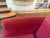 Vintage Red Velvet Sofa For Sale - Image 15 of 18