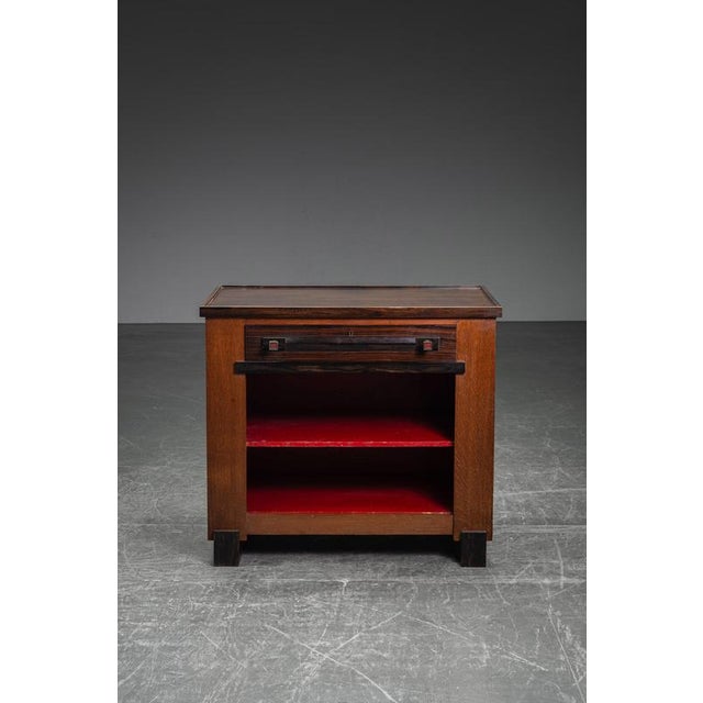 Vintage Hague School Shelving by H. Wouda, 1920s For Sale - Image 6 of 16