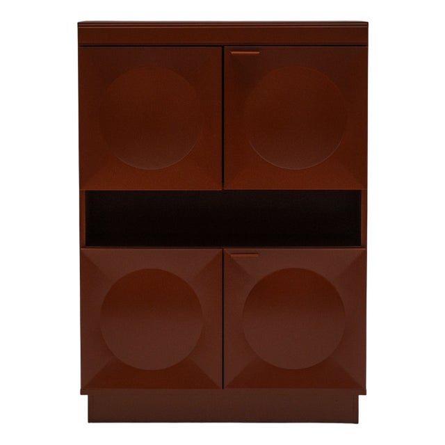 Brutalist Cabinet in the style of De Coene, 1970s For Sale