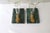 English Dark Green Marble Gilt Bronze Fists Blown Glass Vases, Pair For Sale - Image 9 of 12