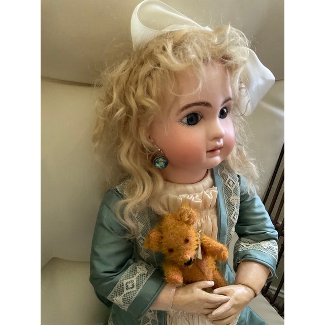 French Antique 21” Jules Steiner French Doll For Sale - Image 3 of 12