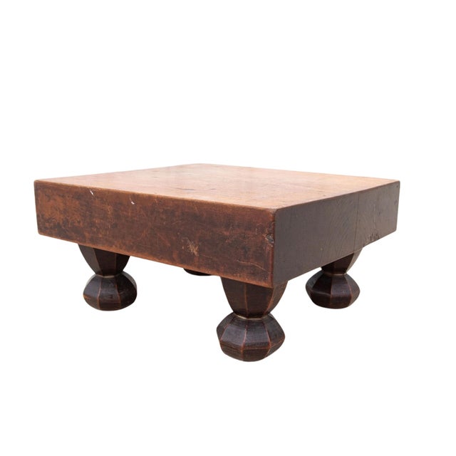 Wood Vintage Japanese Shogi Game Board, Keyaki Wood, Carved Design, 1920s For Sale - Image 7 of 10