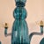 1980s Petrol Blue Murano Glass Chandelier For Sale - Image 10 of 10