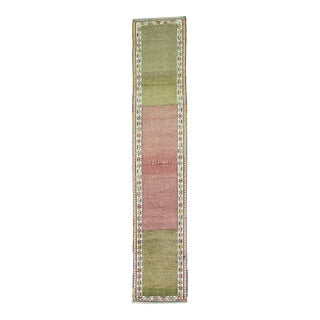 Antique Zabihi Collection Turkish Narrow Runner dated 1912 - 2'2" x 11'2" For Sale