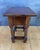 Early 20th Century Spanish Oak Side Table with Drawer, 1930 For Sale - Image 9 of 11