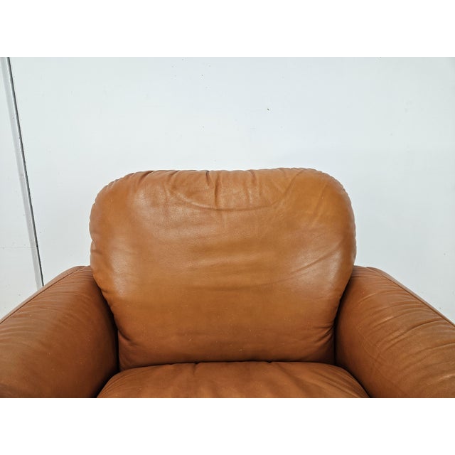 Leather Piumotto Armchair by Arrigo Arrigoni for Busnelli, 1970 For Sale - Image 6 of 17