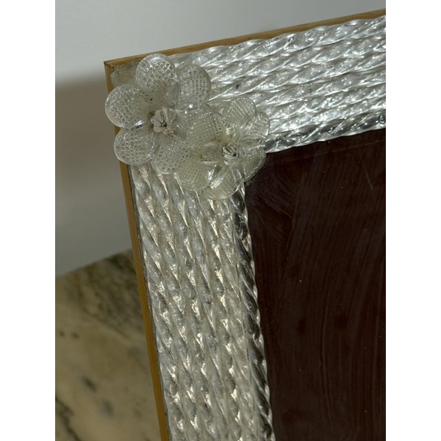Large Murano Glass Photograph Holder from Vetri Murano, 1960 For Sale - Image 9 of 14