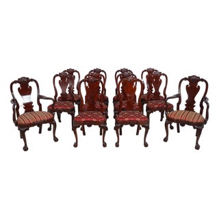 Set of 12 Kindel Winterthur Dining Room Chairs For Sale