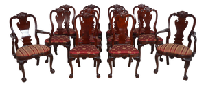 Set of 12 Kindel Winterthur Dining Room Chairs