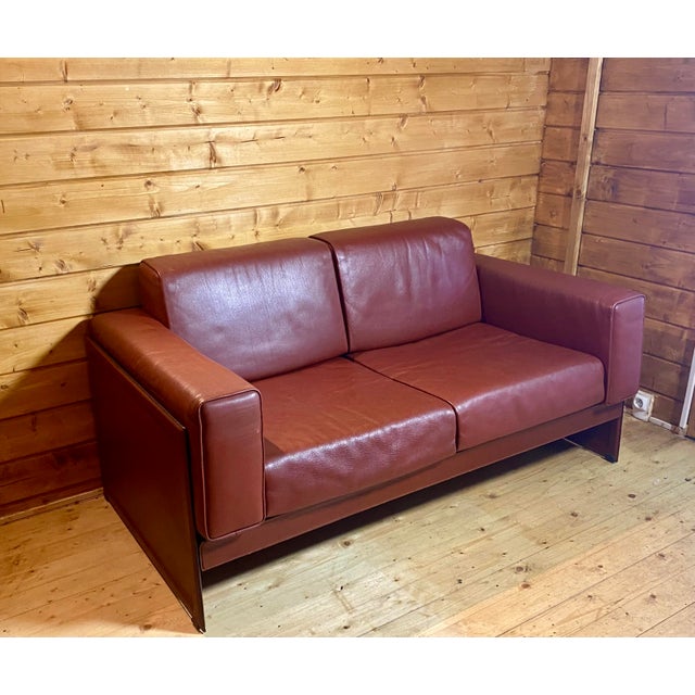 Korium KM 3/1 Two-Seater Sofa by Tito Agnoli for Matteo Grassi, Italy, 1980s For Sale - Image 11 of 18