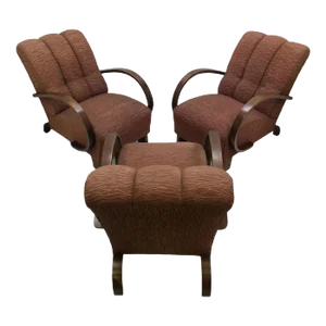 Art Deco Armchair from Halabala, Czechoslovakia, 1930