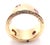 Gold Chanel Ruby and Yellow Sapphire Yellow Gold Wide Band Ring, Size 5 For Sale - Image 8 of 9