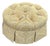 French Abusson Style Upholstered Skirted Ottoman by Pearson For Sale