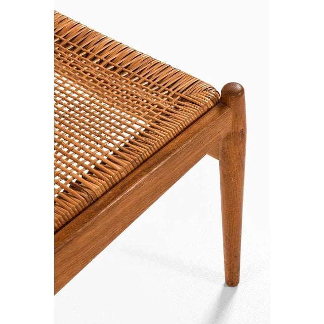 Vintage Dining Chairs in Oak and Woven Cane by Arne Vodder, 1951, Set of 8 For Sale - Image 9 of 10