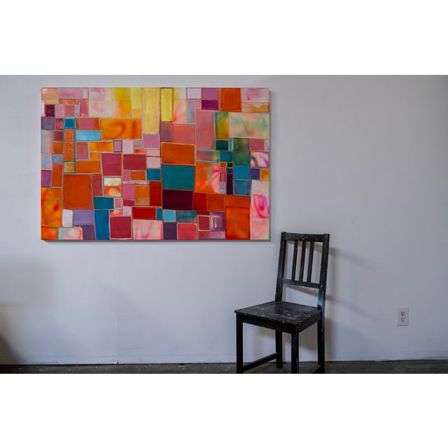 2020s Structure 2009 - Oil and Acrylic on Canvas by Kymm Swank For Sale - Image 5 of 5