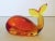 Mid-Century Modern Art Glass Amber Whale For Sale - Image 3 of 3