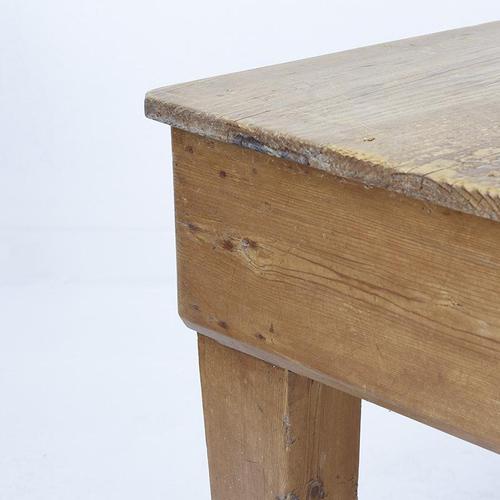 Large Countryhouse Pine Wood Worktable For Sale - Image 10 of 12
