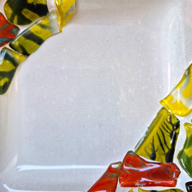 Mid-Mod Fused Art Glass Trinket Dish For Sale - Image 4 of 18