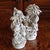 Rococo Pair of Rococo White Porcelain Figural Groups For Sale - Image 3 of 12
