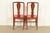 Baker Furniture Style Federal Inlaid Mahogany Side Chairs or Dining Chairs, Pair For Sale - Image 11 of 13