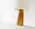 Modern Barbara Barry for Visual Comfort Signature Danube Medium Table Lamp in Amber with Linen Shade For Sale - Image 3 of 4