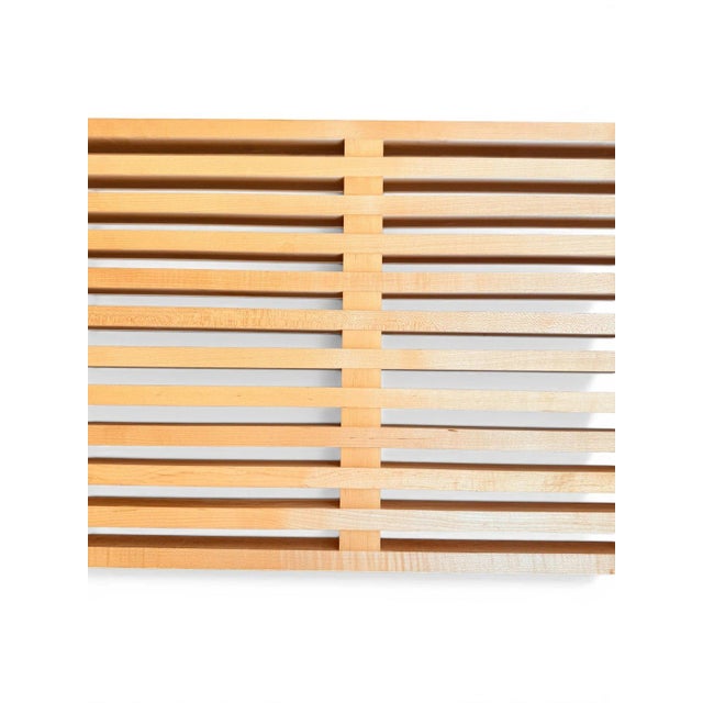 Late 20th Century Late 20th Century Authentic Herman Miller Slated Bench /Coffee Table For Sale - Image 5 of 13