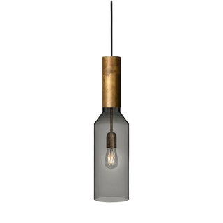 Fenomen Smal Rök Smoked Glass Pendant Lamp by Sabina Grubbeson For Sale