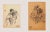 Figures is a composition of two drawings each of different dimension, in pencil, realized by the artist Maurice Berdon,...