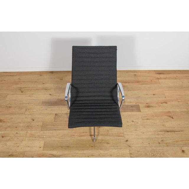 Metal EA124 Lounge Chair by Charles & Ray Eames for Herman Miller, United States, 1980s For Sale - Image 7 of 18