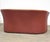 Maroon 1990s Teak and Leather Loveseat Sofa by Ekornes For Sale - Image 8 of 10