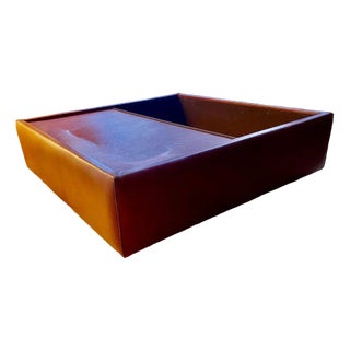 Leather and Glass Coffee Table from de Sede For Sale