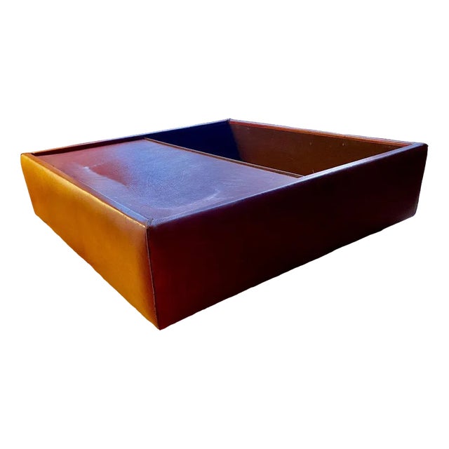 Leather and Glass Coffee Table from de Sede For Sale