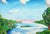 American Sunrise on the Horizon, Idyllic 1930's Landscape, 20x24, Signed Rare Work by Eloisa Rodriguez Schwab For Sale - Image 3 of 5