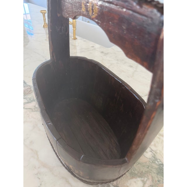 Vintage French Wood,Fruit Picking Basket. For Sale - Image 4 of 5
