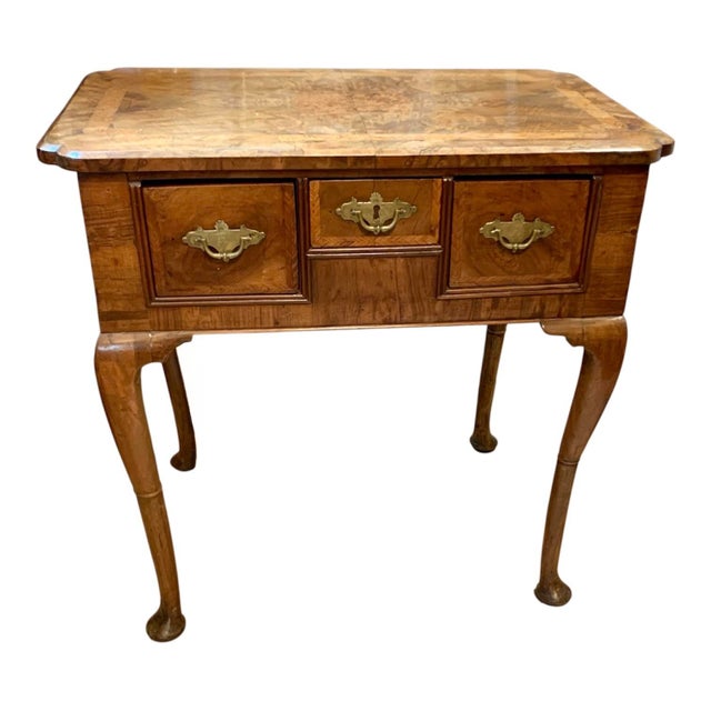 Queen Anne Period Burl Walnut Lowboy Table For Sale - Image 15 of 15