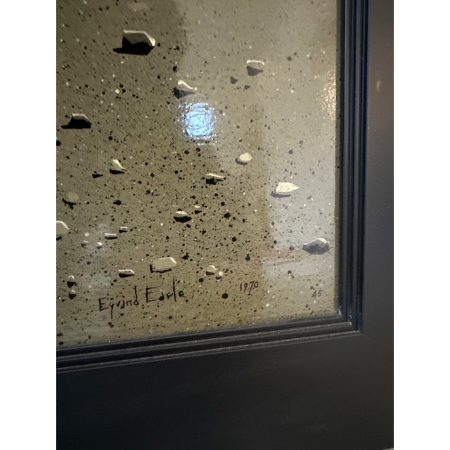 Sea landscape by Eyvind Earle, 1970. Framed