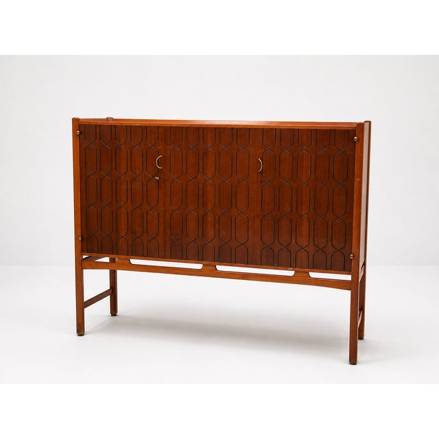 1950s Mid-Century Swedish Napoli Cabinet by David Rosén, 1953 For Sale - Image 5 of 17