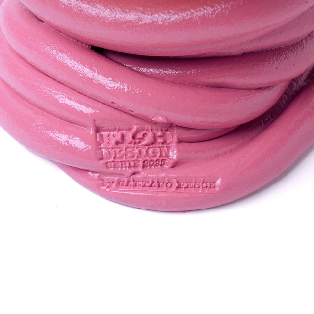 Pompitu I Vase in Amber by Gaetano Pesce for Fish Design For Sale - Image 6 of 9