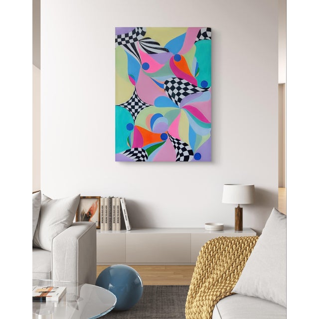 Priscilla Bilijam, Sills Color Swirl, 2025, Acrylic on Canvas For Sale - Image 4 of 6