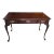 Councill Craftmen Crossbanded Mahogany Queen Anne Style Table Writing Desk For Sale