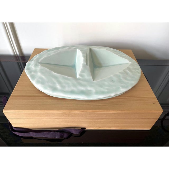 Japanese Contemporary Ceramic Sculptural Slab Yoshikawa Masamichi For Sale - Image 11 of 11