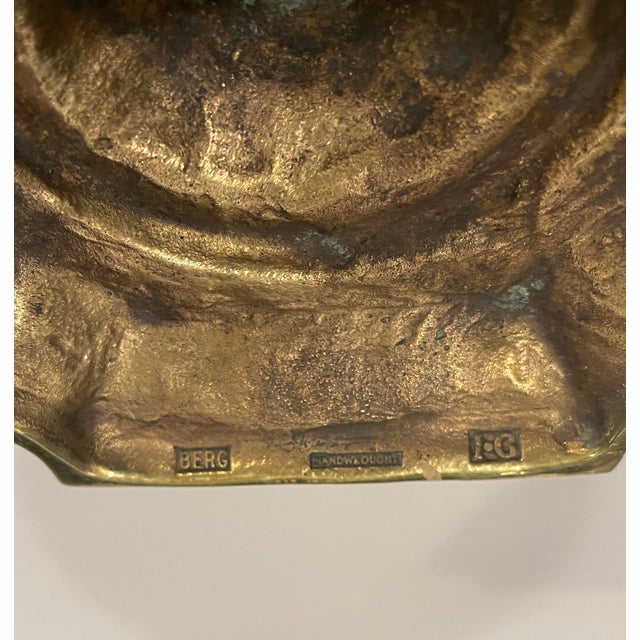 1970s Berg for Colonial Williamsburg Brass Candlestick For Sale - Image 5 of 5
