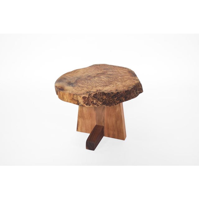 Contemporary Walnut Signed Table by Jörg Pietschmann For Sale - Image 3 of 17