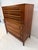 Mid-Century Modern Six Drawer Walnut Highboy Dresser For Sale - Image 4 of 15