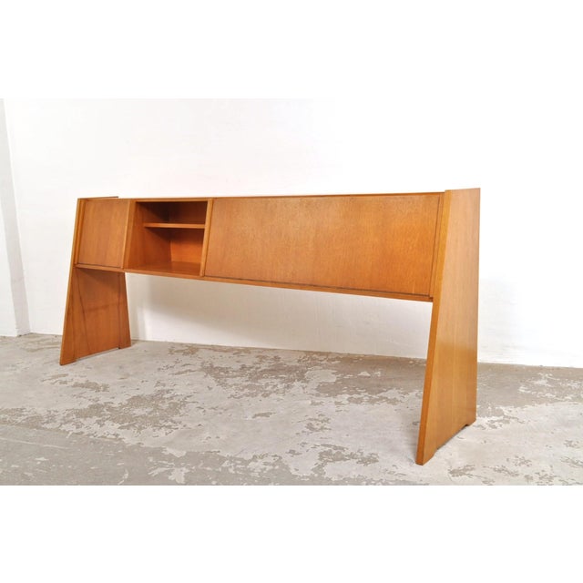 Mid-Century Slanted Front Sideboard, 1950s For Sale - Image 13 of 14